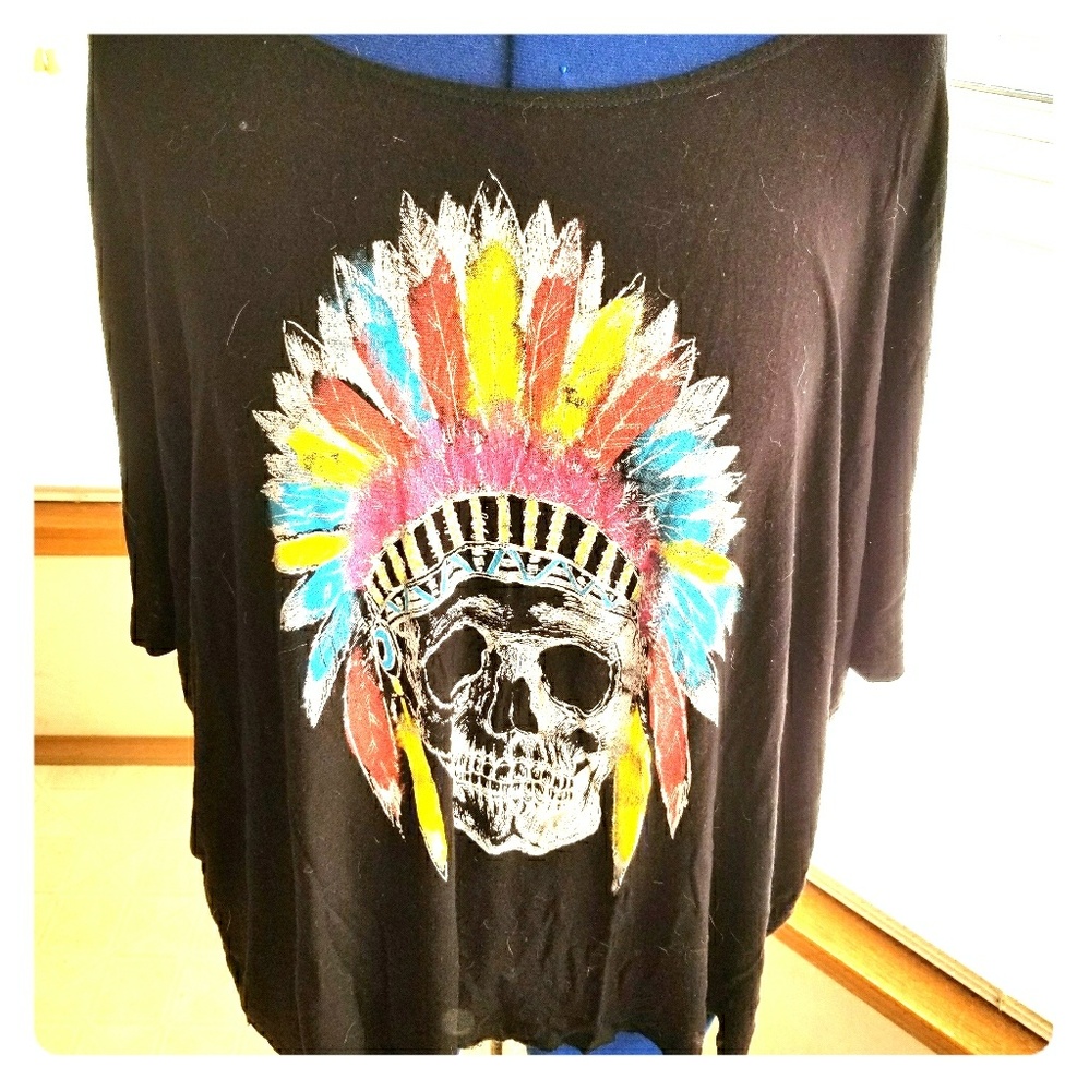 Urban Outfitters Off the Shoulder Graphic Tee